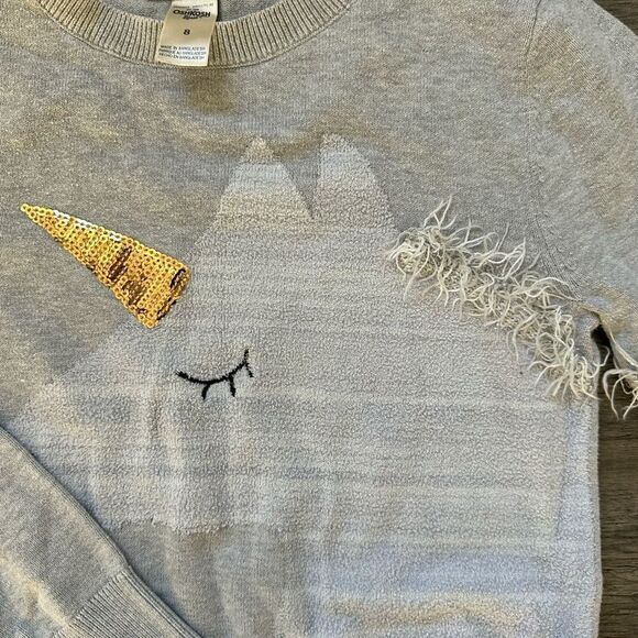 GIRLS UNICORN OSHKOSH PULLOVER SIZE 8 - Picture 3 of 3